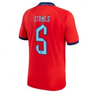 Billiga England John Stones #5 Borta fotbollskläder VM 2022 Kortärmad